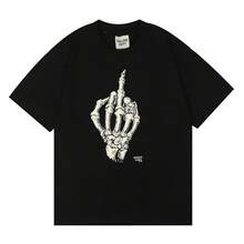 GALLERY D-EPT T-Shirt With Car Print, Short Sleeve, For Men And Women, High-Street Style, Crew Neck, Casual Short Sleeve Top For Men, GALLERY - Hand - 查看 12