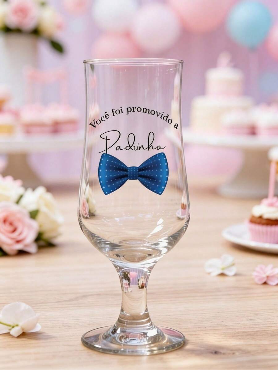Beer Glass 385ml Personalized Godmother Or Godfather With Gift Box Wedding Baptism Celebration - Màu xanh lam - Xem 1