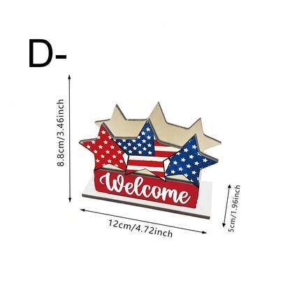 Hộp đựng khăn giấy bằng gỗ chủ đề Ngày Độc lập xuyên biên giới, trang trí tạo không khí chào đón ngày lễ, hộp đựng khăn giấy sáng tạo, cá nhân hóa.