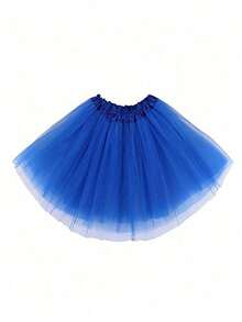 3-Layer Neon Mesh Skirt, Suitable For Parties And Performances, These Skirts Come In A 1-Piece Set, Made Of Polyester Fiber. Perfect For Teens And Adults, Ideal For Halloween, Christmas, Easter And Other Holidays. - Three-layer Tutu Skirt - View 12