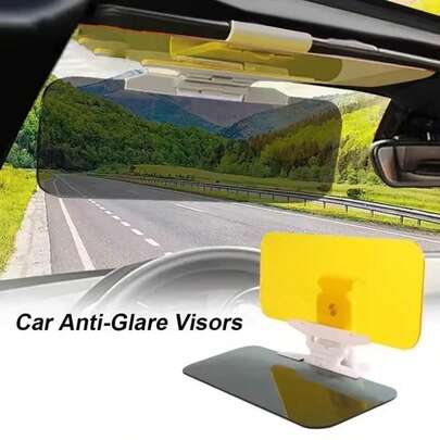 Visera parasol universal para coche - Protección antirreflejo y de alta luminosidad, para uso diurno y nocturno, material ABS duradero, fácil de instalar, minimiza el deslumbramiento y proporciona protección UV para conducir de día y de noche, atenuación y sombreado automáticos, adecuado para todo tipo de vehículos incluyendo sedanes, camiones y SUV | Instalación de clip fácil