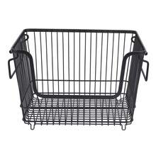 Freezer Organizer Bin Keep Tidy Metal Stackable Fruits Meat Wire Basket For Kitchen Home Use L Black,Organizer Frigo  Frigorifero - 查看 10