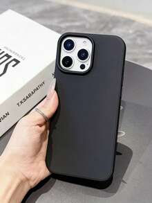 1个极简防震防滑耐用新款手机保护壳，TPU材质，防震防摔，兼容 17/17 Pro/17 Pro Max/11/12/13/14/15/16 Pro & Max，防水防摔防刮花 - 黑色 - 查看 2