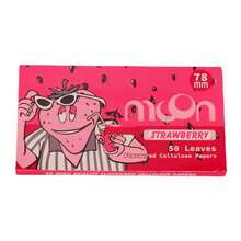 MOON Strawberry Flavored Rolling Papers 1 1/4 Size 78mm - Hồng - Xem 3
