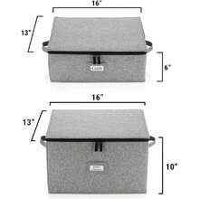 Wine Glass And Mug Storage Box, Set Of 2 Stackable Containers With Hard Shell Inner And Fully Padded Outer, 12 Units Per Box With Labeling Insert Cards And Side Handles, 44493841 - Burgundy - View 2