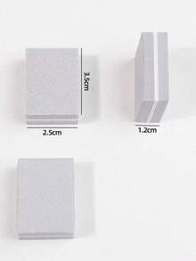 Double-Sided Mini Square Nail File Nail Polishing Tool - Grey - View 7