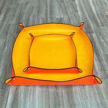 1 tấm thảm làm vườn chống thấm nước, thích hợp cho việc cấy ghép hoa và cây mọng nước và xới đất - Màu vàng - Xem 3