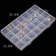 1pc Multi-Functional Transparent Plastic Storage Box, Suitable For Storing Earrings, Rings, Jewelry, Manicure Tools, Manicure Accessories, Jewelry Decorations. Ideal Gift For Women, Travel, Students - Clear - View 8