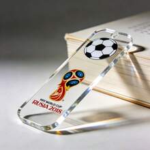 FIFA 3个世界杯国家队队徽书签，世界杯球迷周边商品，透明亚克力书签礼品 - 多色 - 查看 12