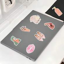 50 piezas Pegatinas decorativas de estilo minimalista y chic urbano para niñas, pegatinas lindas de papelería DIY, pegatinas divertidas, suministros para scrapbooking de Kindle, pegatinas para portátil manualidades libro de sticker estikers - 50 fotos de chicas urbanas - Ver 10