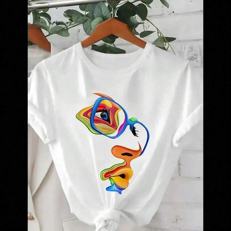Camisetas femininas - Branco - Ver 1