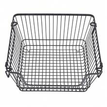 Freezer Organizer Bin Keep Tidy Metal Stackable Fruits Meat Wire Basket For Kitchen Home Use L Black,Organizer Frigo  Frigorifero - 查看 4