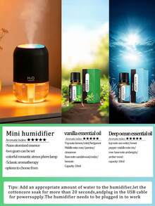 200ml Car Humidifier, 3 Colors, Ultrasonic Atomization (Quiet), 6 Fragrances, LED Light, USB Powered, Auto Shut-Off, Suitable For All Car Models And Locations, Multi-Set Gift Pack - A - View 18