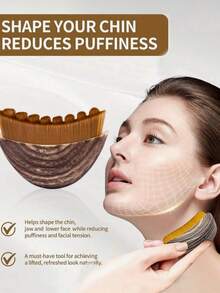 Bàn chải massage mặt dẫn lưu bạch huyết, bàn chải khô massage mặt, máy massage dẫn lưu bạch huyết vùng mặt, định hình cằm và đường viền hàm, thiết kế công thái học ôm sát da, giảm mệt mỏi. - A - Xem 12