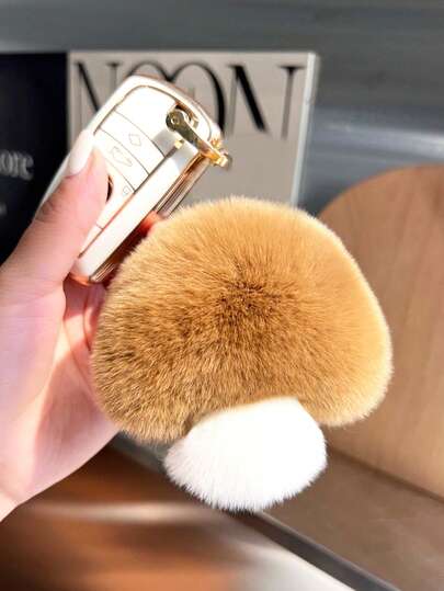 1pc Colorful Plush Mushroom Keychain, Cute Plush Cartoon Bag Charm, Small Accessory, Women Keychain, Wristlet Keychain, Couple Keychain, Car Keychain, Keychain Lanyard, Keychain Accessory, Keyring, Backpack Decor, Birthday Gift, Friend Gift, Valentine's Gift, Party Favor, Event Souvenir, Indoor Decor, Event Prop, Anniversary Gift