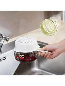 可爱鸭嘴双层蔬菜清洗篮，带提手 - 厨房必备蔬菜篮 - 均碼 - 查看 3