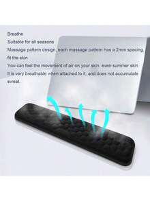 Keyboard And Mouse Wrist Rest Support Pad, Ergonomic Computer Wrist Cushion, Soft Memory Foam Arm Rest, Office Desk Palm Support - View 7