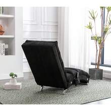 Patio Sofas - Black + Linen + Foam - View 11