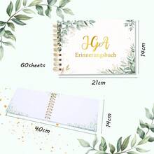 APODESS JGA Erinnerungsbuch - Gästebuch für Junggesellenabschiede und Hochzeitsfeiern zur Dokumentation besonderer Momente-Partyzubehör-Set - Übersicht 3