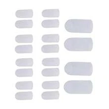 20 pcs de Protectores de Dedos de los Pies de Silicona -0 Pares Cubre Dedos de l para Uñas Perdidas o Encarnadas con 2 Tamaños para los Dedos de los Pies Prot para ores y Mujeres - como en la foto - Ver 3