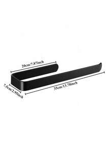 Self-Adhesive Paper Towel Holder No Drilling Wall-Mounted Bathroom Towel Bar Ring Stick-On Adhesive Kitchen Towel Storage Organizer Stainless Steel Waterproof Bath Towel Hanger Rack Easy Installation Home Storage Solution - Multicolor - View 7