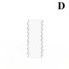 7/3/4 piezas Espátula transparente para crema de pastel, herramienta rectangular de acrílico para hacer y decorar pasteles, utensilios de cocina - 1 - Ver 8