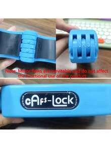 Universal Anti-Theft Throttle And Handlebar Lock, Bicycle Lock, Bicycle Accessories, Suitable For Motorcycles, Bicycles, Electric Bicycles And Scooters - Lightweight Waterproof Plastic Grip Lock/Anti-Theft Clamp, Portable Handlebar/Pole Security Device, Can Fix Throttle Twist And Steering; One-Handed Quick Installation, Key Or Password Option; Suitable For Commuters, Delivery Riders, Students, Off-Road Riders, Garages, Parking Lots, Travel, Camping And Outdoor Storage - Multicolor - View 8