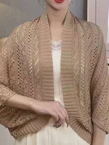 22號披肩卡其色