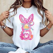 Women T-Shirts - 白色的 - 查看 5