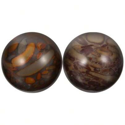 2pcs Hand Rolling Balls Massage Handballs Training S Baoding Stress S Chinese S Chinese Health S Health Exercise S Fitness Gem Jade Stone