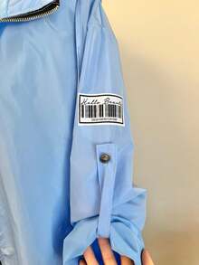 Women Trench Coats - 淺藍色 - 查看 2