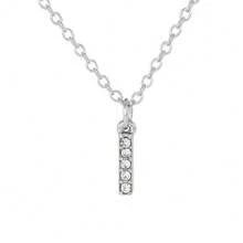 26 piezas Nuevo collar de letras en inglés con incrustaciones de rhinestone de diseño minimalista y elegante para mujeres - b - Ver 13
