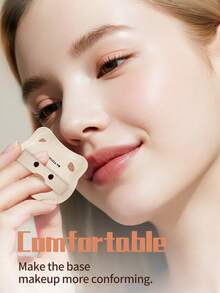 This 8-Piece Makeup Set Is Suitable For Both Wet And Dry Use. It Features A Soft Sponge Material, An Adorable Cartoon Bear Design, High Elasticity, Even Coverage, Skin-Friendly Formula, Doesn't Absorb Much Product, And Is Easy To Clean. The Powder Puff Is Perfect For Everyday Makeup, Makeup Artist Use, And Travel. - Apricot - View 5