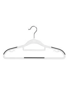 1/10 chiếc móc treo quần áo chống trượt, 50 chiếc móc treo quần áo bằng nhựa, tiết kiệm không gian, siêu chống trượt, khả năng chịu tải 11 pound. - Nhiều màu - Xem 12