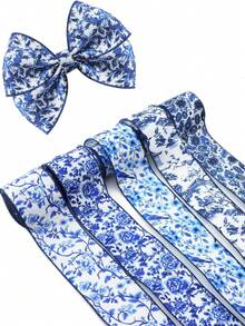 1Roll 5 Yards Flower Embroidered Webbing Sewing Lace Ribbon DIY Craft Clothing Accessories, - Multicolor - View 6