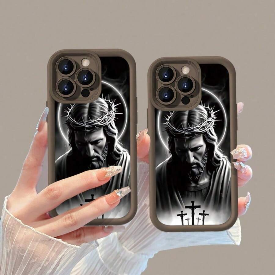 Cute Case With Crosses And Jesus For IPhone// Full Drop Protection MXTYJT005 - TYJT-CO-MXTYJT005 - 查看 1