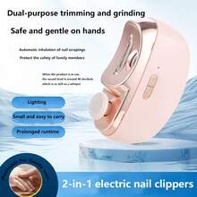 电动指甲钳，防夹指甲钳，自动指甲钳，多功能指甲磨刀器，便携式设计，防夹指甲钳，自动指甲钳，多功能指甲磨刀器 - 彩色 - 查看 3