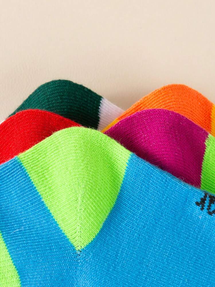 Disney Disne-Y 1/5/10 Pair Toy -Story Collaboration Cartoon-Style Summer Woody/Buzz Lightyear Children's Socks Are Cute And Comfortable, Suitable For Children's Daily Wear. They Are Sweat-Absorbable, Comfortable, Wear-Resistant, Odor-Resistant, Colorless, Skin-Friendly, Antibacterial And Elastic. - Multicolor - View 8
