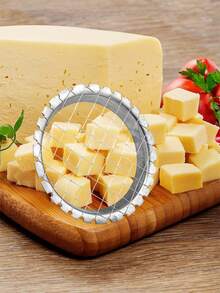 1pc/2pcs Stainless Steel Egg Slicer Cutter Cut Egg Device Grid For Vegetables Salads Potato Mushroom Tools Chopper For Kitchen Chopper,Egg Slicer,Salad Tools,Egg Chopper,Potato Cutter,Stainless Steel Egg Chopper - Multicolor - View 4