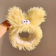 1pc Women's Soft Warm Fleece Headband With Cute Bow Animal Design Beach Accessories Summer Outfits - Multicolor - View 14