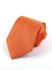 1 Corbata naranja, corbata de oficina de negocios adecuada para fiesta, boda, regalo - Colores mezclados - Ver 14