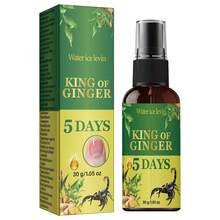 多功能脚趾甲油，不含酒精，蕴含生姜和蜂毒成分，适用于增厚和脆弱的脚趾甲、指甲、足部和脚趾甲。使用方便。 - 1PC - 查看 9