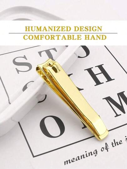 Kìm cắt móng tay bằng thép không gỉ mạ vàng, thích hợp để mang theo khi đi du lịch, làm quà tặng hoặc sử dụng cá nhân. Kìm cắt móng tay và móng chân - Dụng cụ cắt móng dày - Thích hợp cho móng tay, kìm cắt rộng dùng để cắt móng thẳng.