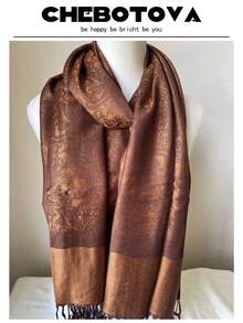 1 chiếc khăn choàng cổ bằng polyester họa tiết Paisley, kiểu dáng Bohemian, thích hợp cho mùa xuân, hè và thu. - Nhiều màu - Xem 13