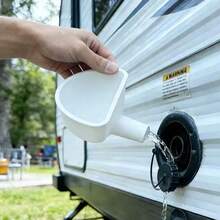 1个淡水鱼缸，带漏斗，PE材质，易于安装，通用型，适用于房车和拖车。 - A - 查看 9