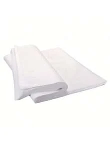 100 chiếc ga trải giường massage dùng một lần không dệt, chất liệu vải không dệt, dùng cho tiệm làm đẹp, xăm hình, vệ sinh giường, vỏ gối mặt. - trắng - Xem 2