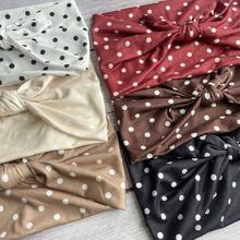 1/3/6 piezas Diadema elástica suave con estampado de lunares para mujer, para yoga y deportes, uso versátil diario y ocasional, elegante accesorio para la cabeza adecuado para todas las estaciones y festividades - 6 piezas - Ver 5