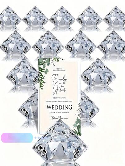 6 chiếc giá đỡ số bàn và thẻ tên bằng acrylic đính pha lê hình kim cương - Chất liệu acrylic cao cấp, sang trọng, thích hợp trang trí bàn ăn trong đám cưới, tiệc tùng, tiệc chiêu đãi và gia đình. Có thể dùng để đựng số bàn, danh thiếp, khung ảnh.