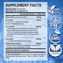 Brain Health Supplement - Suitable For Men And Women - Contains Ginkgo Biloba Extract To Support Healthy Memory, Focus, Immune System, And Sleep Quality - 120 Softgels - 1 chai - Xem 2