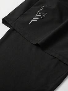 Bộ 3 quần thể thao nam 2 trong 1 nhanh khô có túi khóa kéo, quần chạy bộ. - màu đen - Xem 5